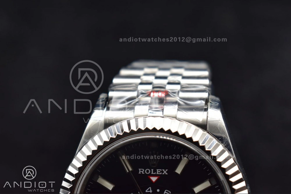 Skydweller SS Noob Best Edition Black Dial on SS Jubilee Bracelet A23J