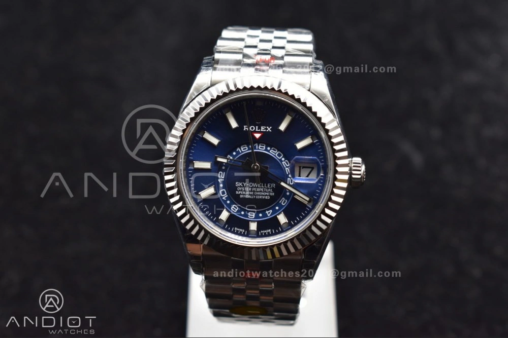 Skydweller SS Noob Best Edition Blue Dial on SS Jubilee Bracelet A23J