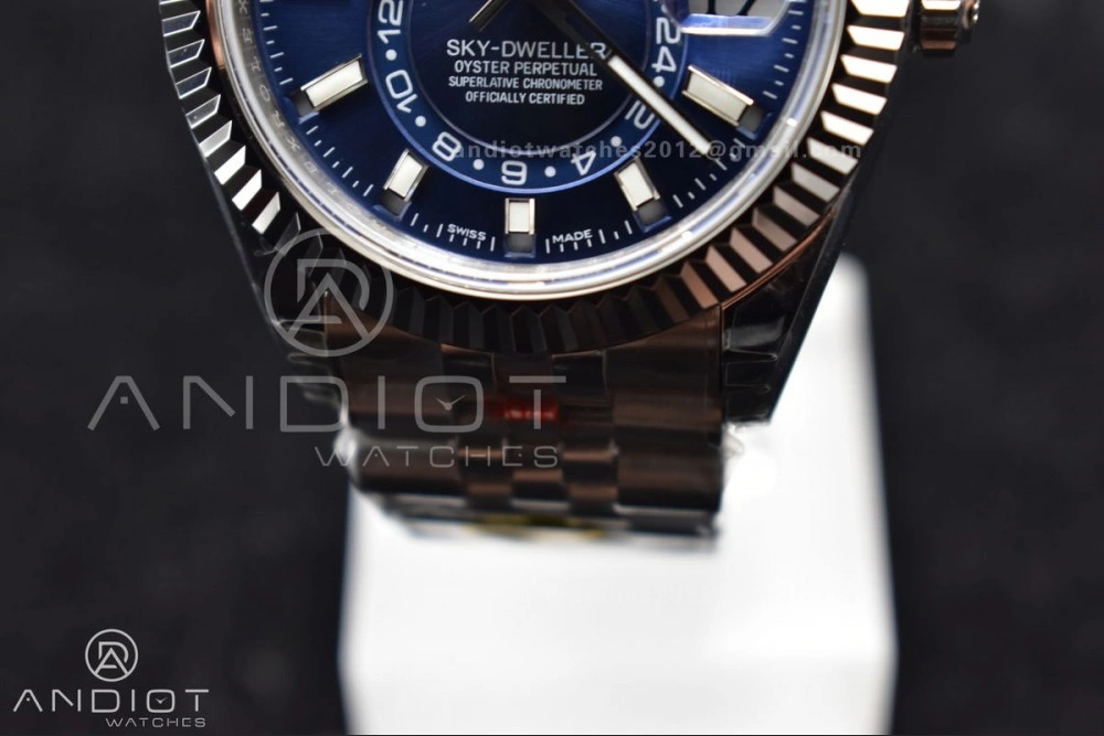 Skydweller SS Noob Best Edition Blue Dial on SS Jubilee Bracelet A23J
