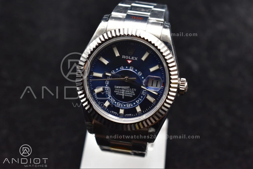 Skydweller SS Noob Best Edition Blue Dial on SS Oyster Bracelet A23J