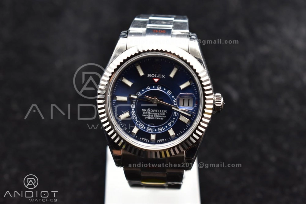 Skydweller SS Noob Best Edition Blue Dial on SS Oyster Bracelet A23J