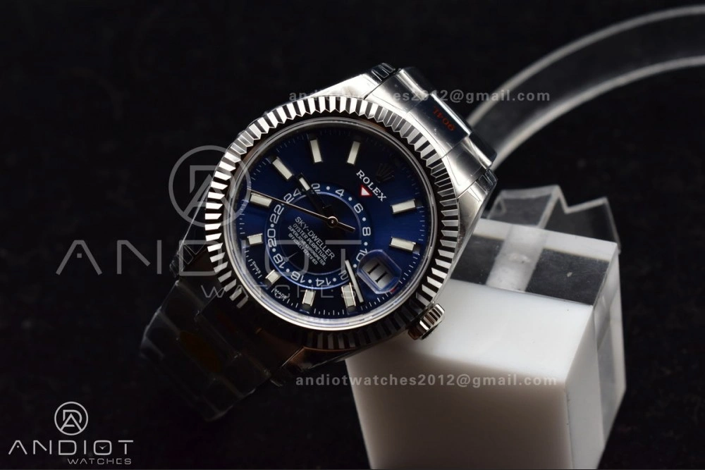 Skydweller SS Noob Best Edition Blue Dial on SS Oyster Bracelet A23J