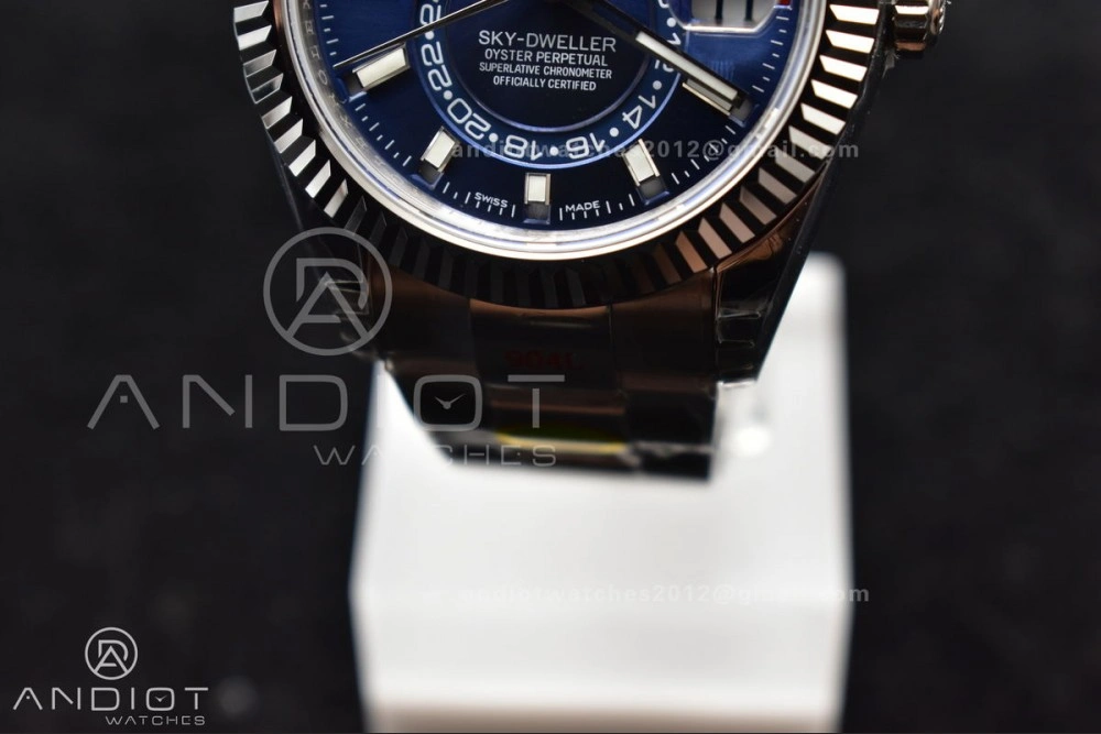 Skydweller SS Noob Best Edition Blue Dial on SS Oyster Bracelet A23J