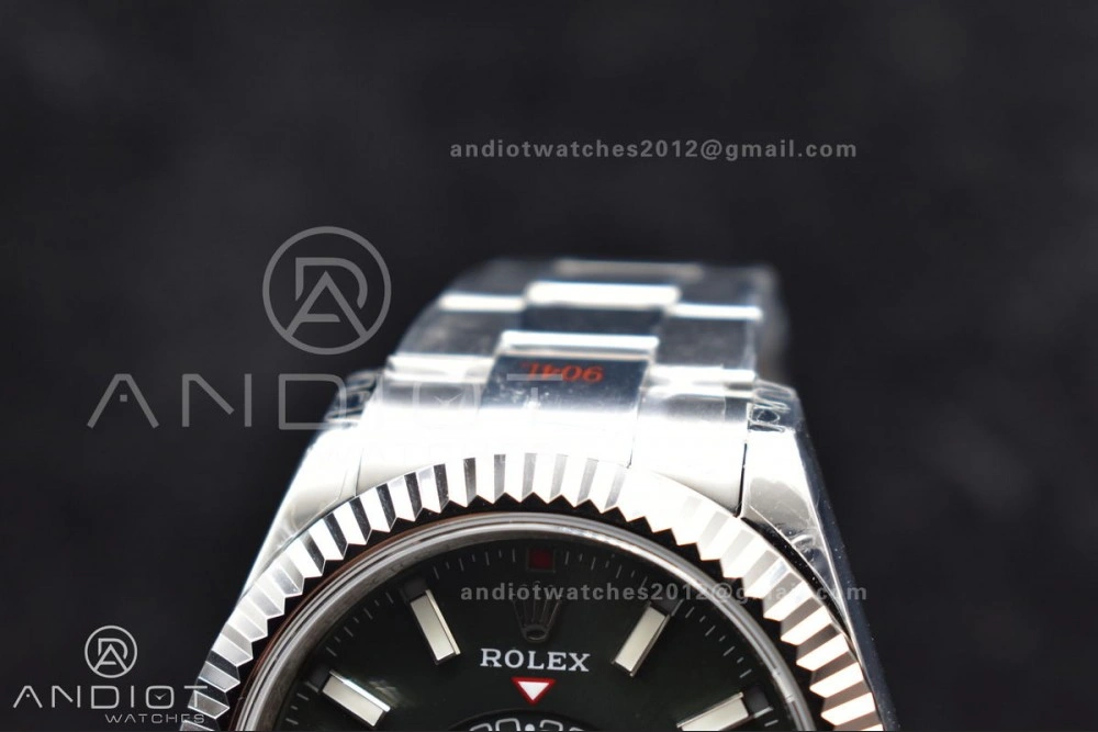 Skydweller SS Noob Best Edition Green Dial on SS Oyster Bracelet A23J