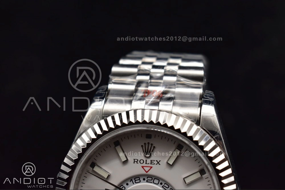Skydweller SS Noob Best Edition White Dial On SS Jubilee Bracelet A23J