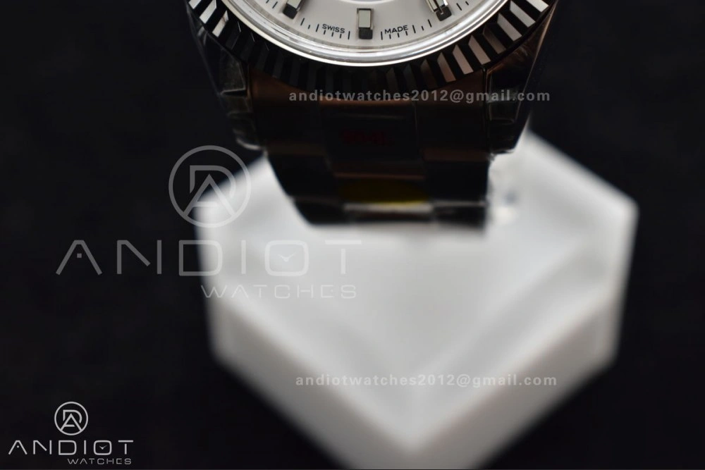 Skydweller SS Noob Best Edition White Dial on SS Oyster Bracelet A23J