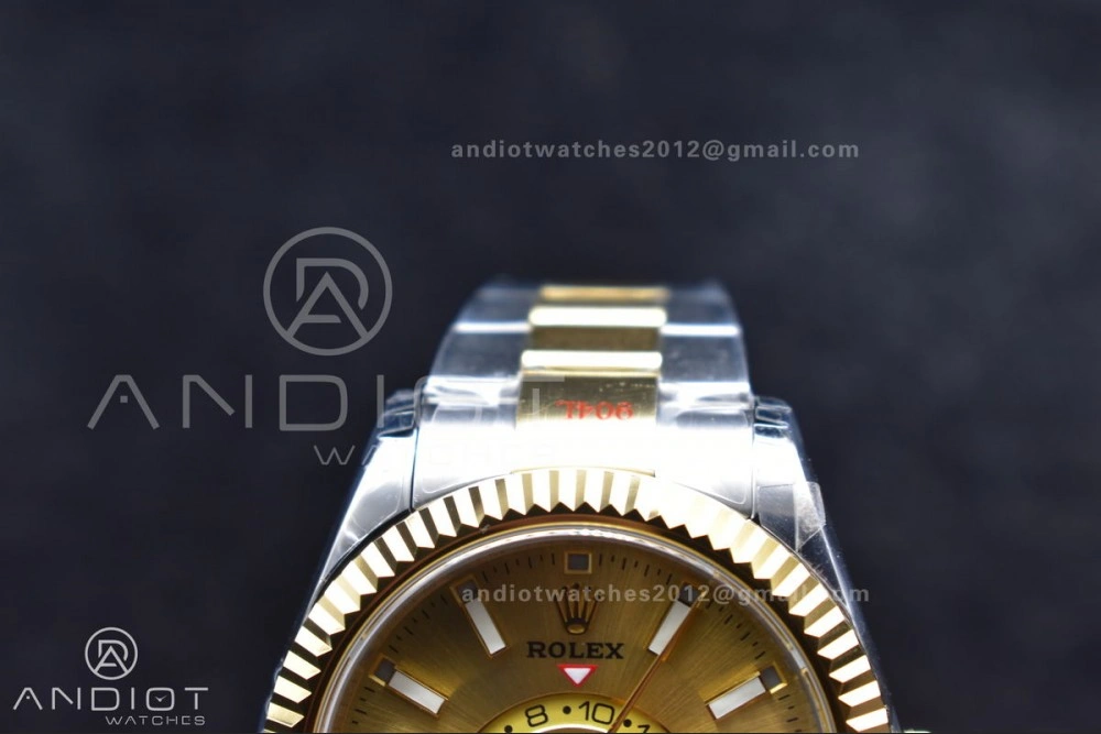 Skydweller SS YG Noob Best Edition YG Dial on SS YG Bracelet A23J