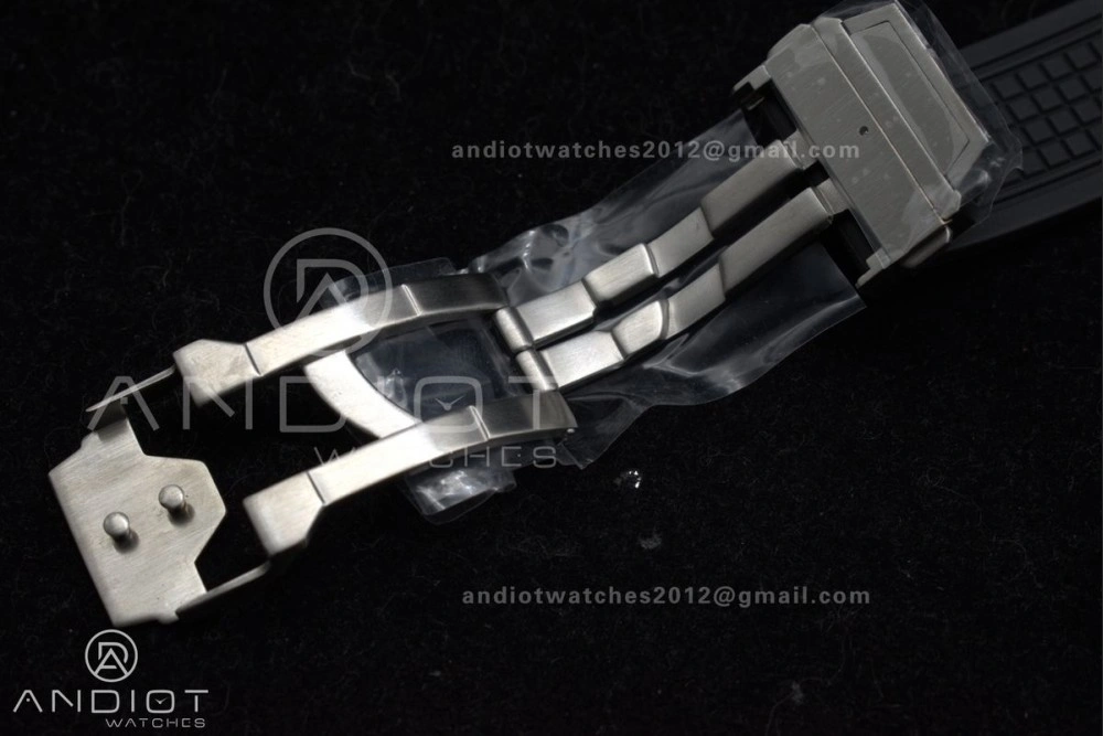 Square Bang Unico 42mm Titanium BBF 1:1 Best Edition Skeleton Dial on Black Rubber Strap A1280