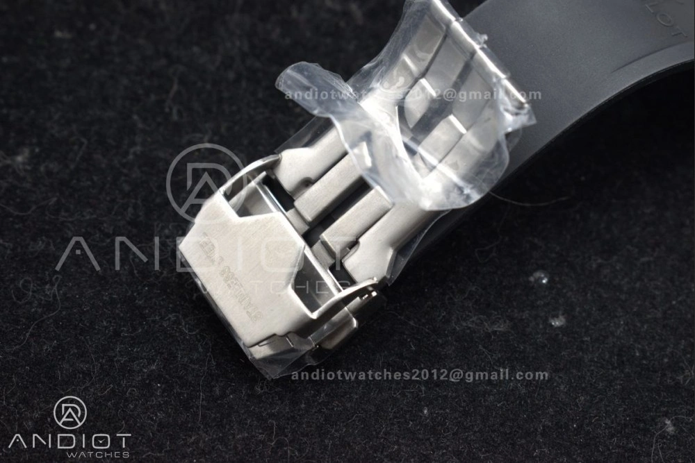 Square Bang Unico 42mm Titanium BBF 1:1 Best Edition Skeleton Dial on Black Rubber Strap A1280