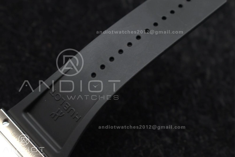 Square Bang Unico 42mm Titanium BBF 1:1 Best Edition Skeleton Dial on Black Rubber Strap A1280