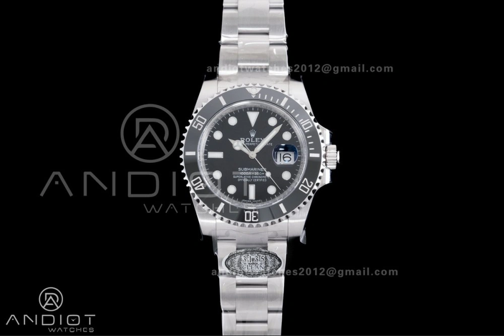 Submariner 116610 LN Black Ceramic Clean 904L 1:1 Best Edition on SS Bracelet SA3135