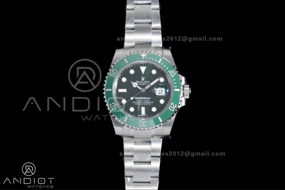 Submariner 116610 LV Green Ceramic 904L Steel VSF 1:1 Hulk Best Edition VS3135