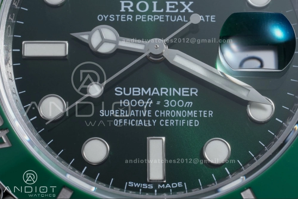 Submariner 116610 LV Green Ceramic 904L Steel VSF 1:1 Hulk Best Edition VS3135