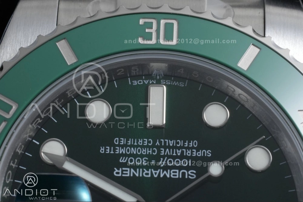 Submariner 116610 LV Green Ceramic 904L Steel VSF 1:1 Hulk Best Edition VS3135