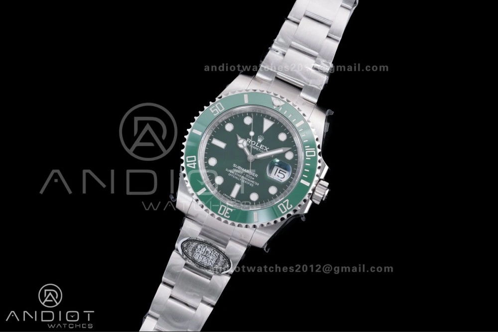 Submariner 116610 LV Green Ceramic Clean 904L 1:1 Hulk Best Edition On SS Bracelet SA3135