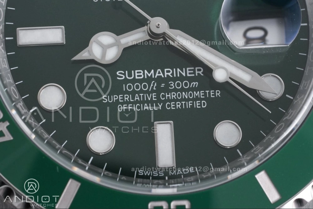 Submariner 116610 LV Green Ceramic Clean 904L 1:1 Hulk Best Edition On SS Bracelet SA3135