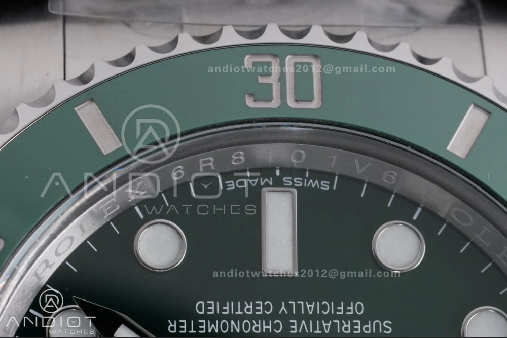 Submariner 116610 LV Green Ceramic Clean 904L 1:1 Hulk Best Edition On SS Bracelet SA3135