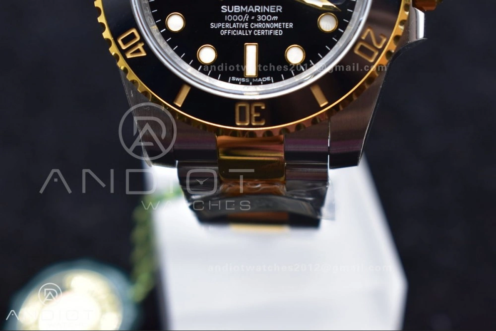 Submariner 116613 LN SS YG Black Ceramic 904L Steel King1:1 Best Edition 3135