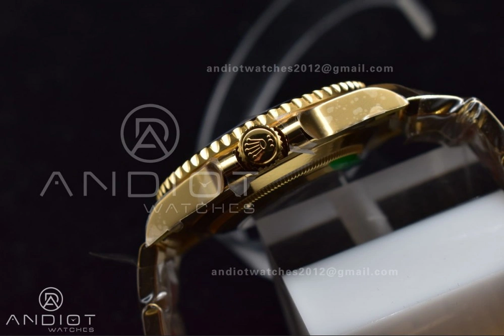 Submariner 116618 LB Blue Ceramic YG Plated 904L Steel Clean 1:1 Best Edition VR3135