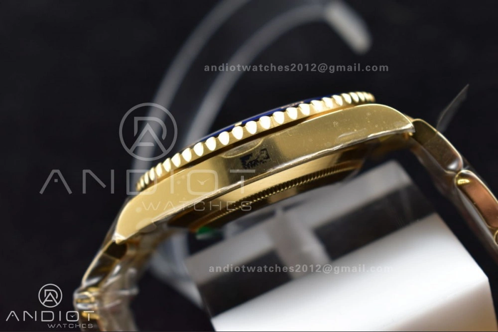 Submariner 116618 LB Blue Ceramic YG Plated 904L Steel Clean 1:1 Best Edition VR3135