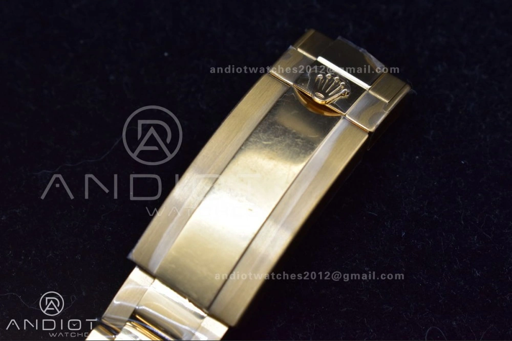 Submariner 116618 LB Blue Ceramic YG Plated 904L Steel Clean 1:1 Best Edition VR3135