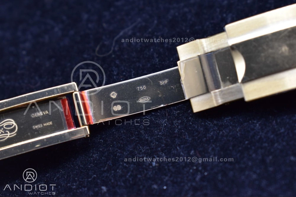 Submariner 116618 LB Blue Ceramic YG Plated 904L Steel Clean 1:1 Best Edition VR3135