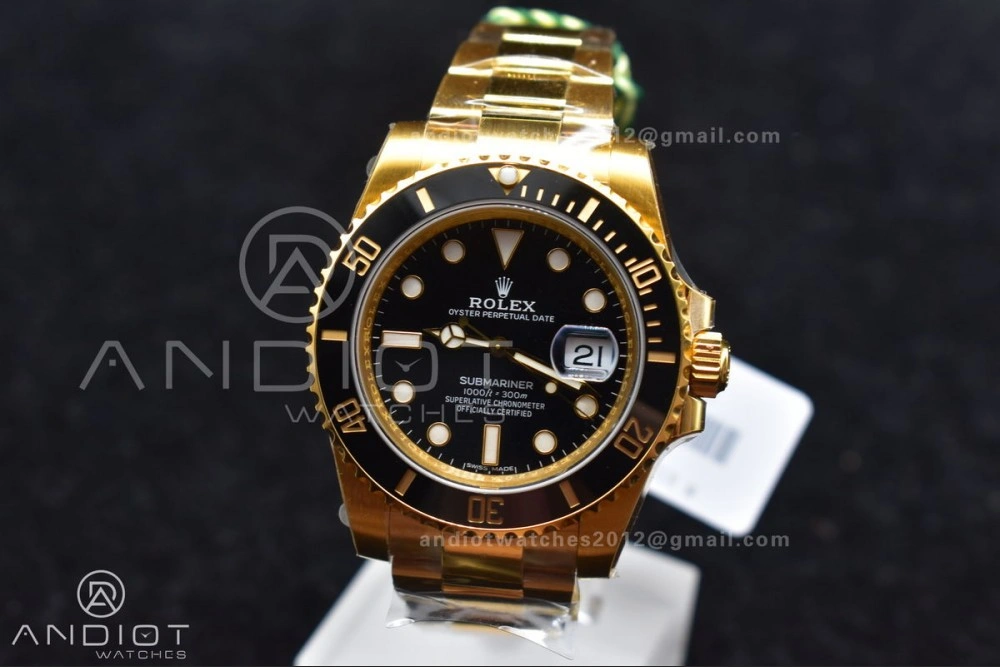 Submariner 126618 LN YG Black Ceramic 904L Steel VSF 1:1 Best Edition VS3235