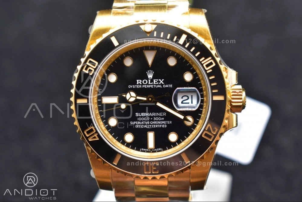 Submariner 126618 LN YG Black Ceramic 904L Steel VSF 1:1 Best Edition VS3235