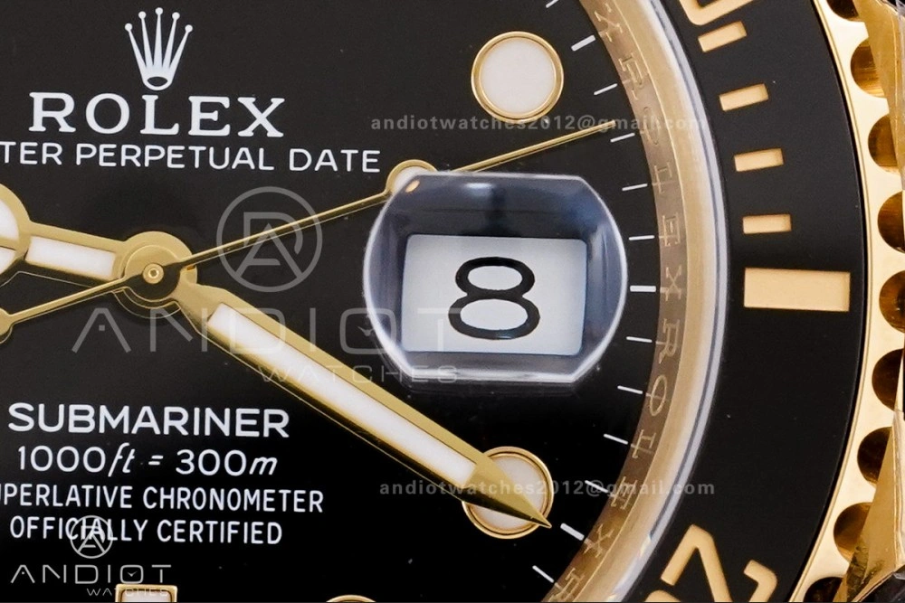 Submariner 126618 LN YG Clean 1:1 Best Edition Black Dial On YG Bracelet SH3235