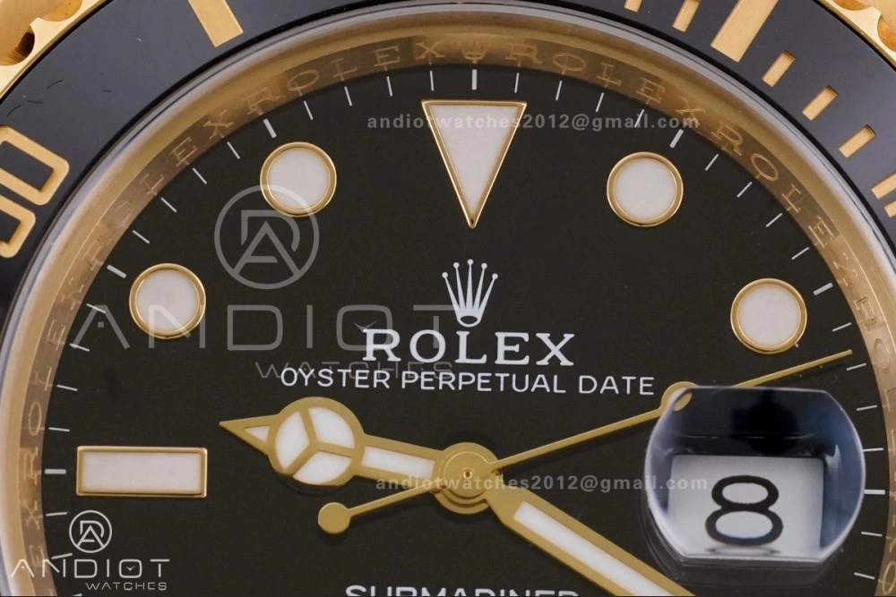 Submariner 126618 LN YG Clean 1:1 Best Edition Black Dial On YG Bracelet SH3235