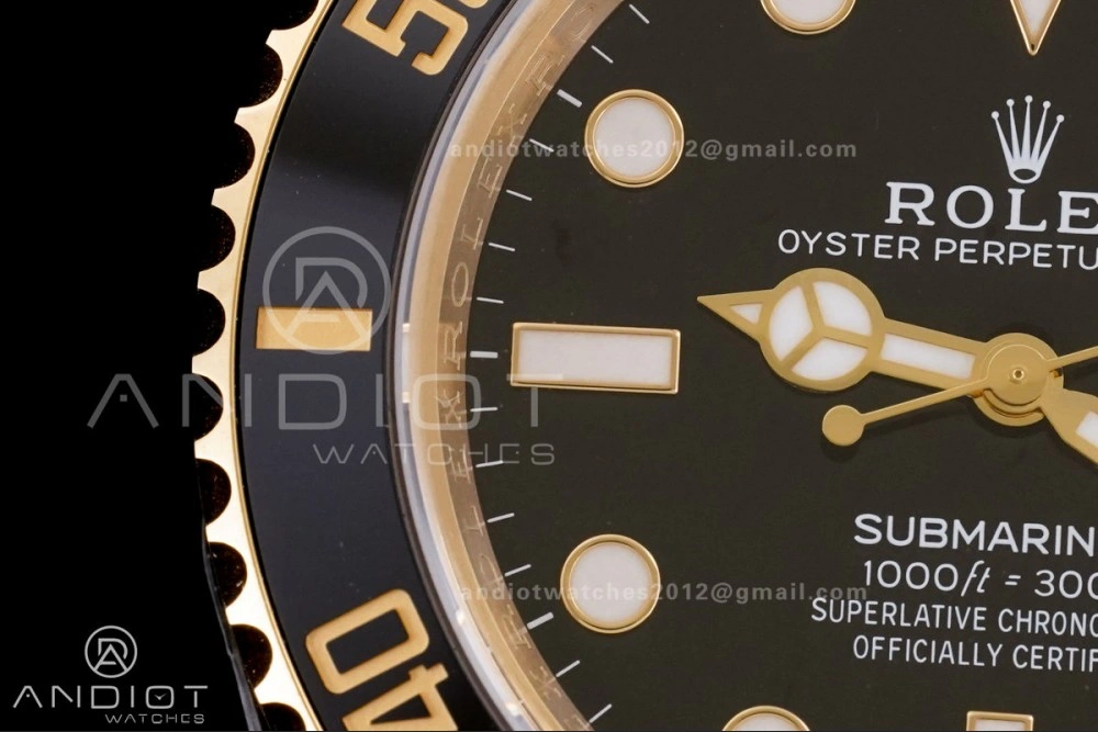 Submariner 126618 LN YG Clean 1:1 Best Edition Black Dial On YG Bracelet SH3235