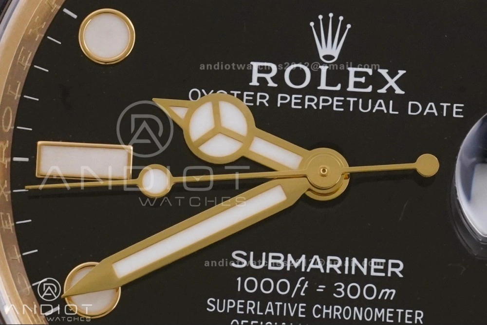 Submariner 126618 LN YG Clean 1:1 Best Edition Black Dial On YG Bracelet SH3235