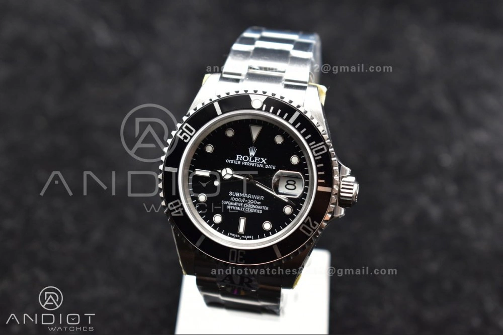 Submariner 16610 LN Black 904L Steel ARF1:1 Best Edition on SS Bracelet SH3135 V2