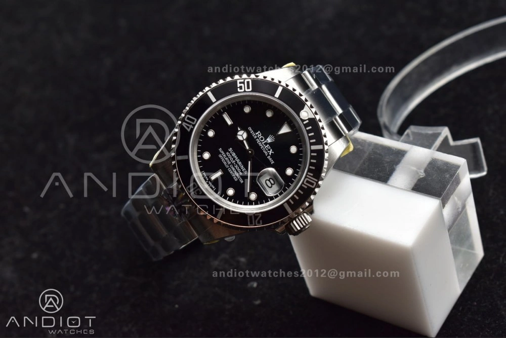 Submariner 16610 LN Black 904L Steel ARF1:1 Best Edition on SS Bracelet SH3135 V2