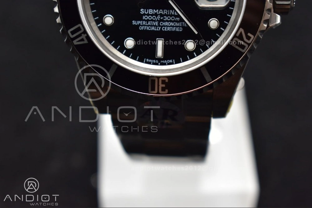 Submariner 16610 LN Black 904L Steel ARF1:1 Best Edition on SS Bracelet SH3135 V2