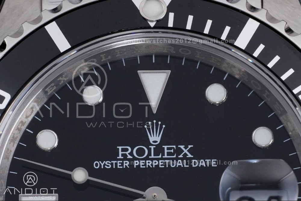 Submariner 16610 LN Black 904L Steel TMF 1:1 Best Edition on SS Bracelet SH3135