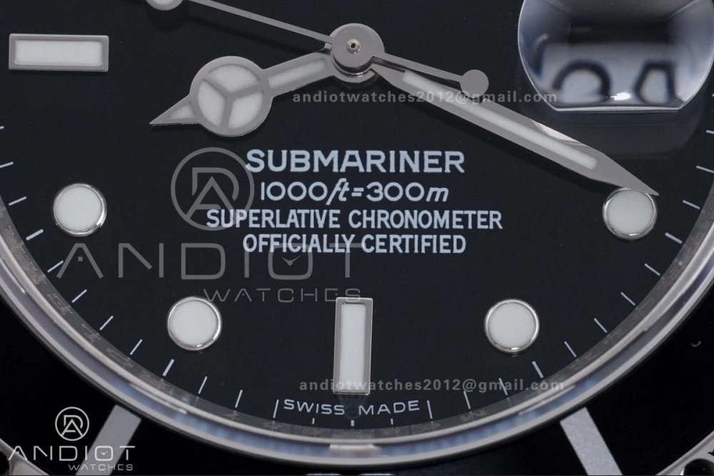 Submariner 16610 LN Black 904L Steel TMF 1:1 Best Edition on SS Bracelet SH3135