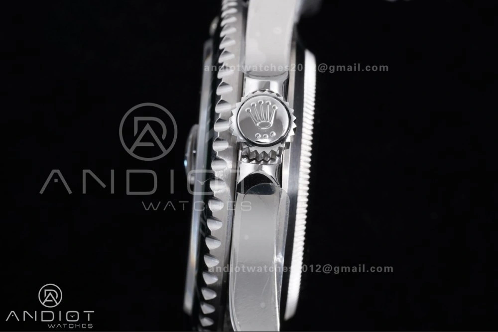 Submariner 16610 LN Black No Rehaut Engraving 904L Steel TMF 1:1 Best Edition on SS Bracelet SH3135