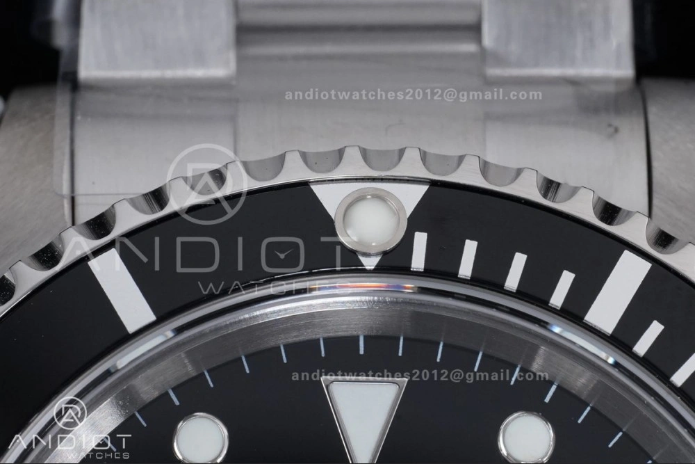 Submariner 16610 LN Black No Rehaut Engraving 904L Steel TMF 1:1 Best Edition on SS Bracelet SH3135