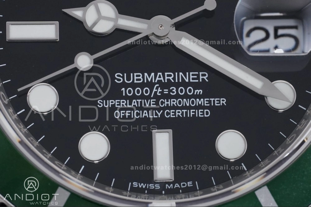 Submariner 16610 LV Green 904L Steel TMF 1:1 Kermit Best Edition on SS Bracelet SH3135