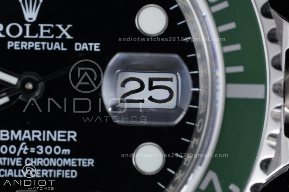 Submariner 16610 LV Green 904L Steel TMF 1:1 Kermit Best Edition on SS Bracelet SH3135