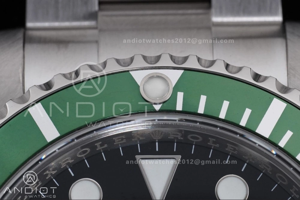 Submariner 16610 LV Green 904L Steel TMF 1:1 Kermit Best Edition on SS Bracelet SH3135