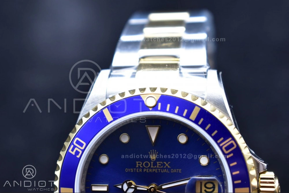 Submariner 16613 Vintage Bluesy BPF Best Edition On SS Bracelet