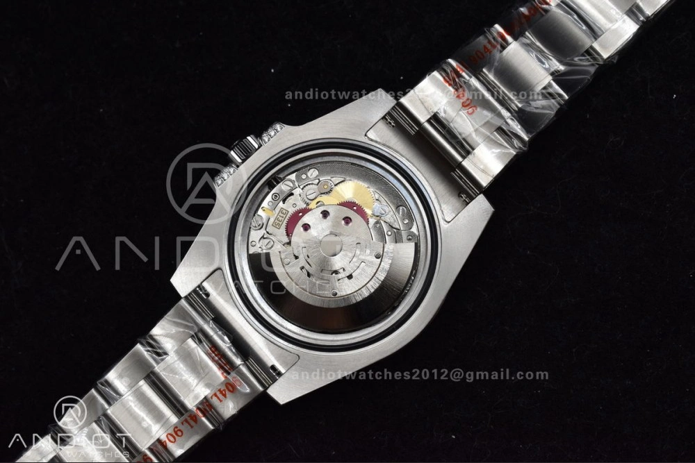 Submariner 40mm Full Diamonds SS AMGF Best Edition Blue Dial On Bracelet On VR3135