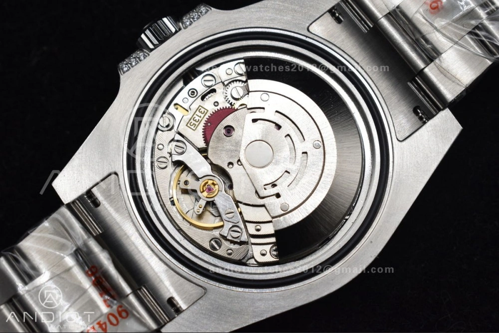 Submariner 40mm Full Diamonds SS AMGF Best Edition Green Dial on Bracelet on VR3135