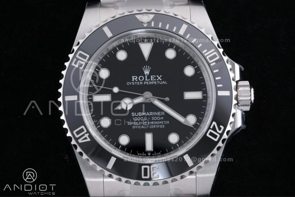 Submariner 41mm 124060 No Date 904L Steel Clean 1:1 Best Edition VR3230