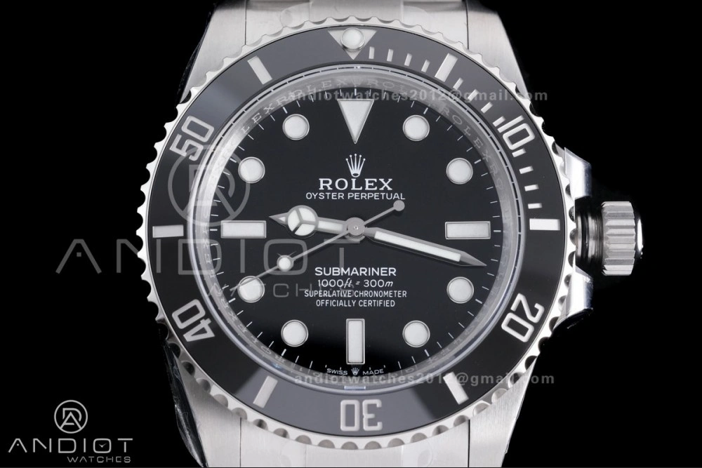 Submariner 41mm 124060 No Date Black Ceramic 904L Steel VSF 1:1 Best Edition VS3230