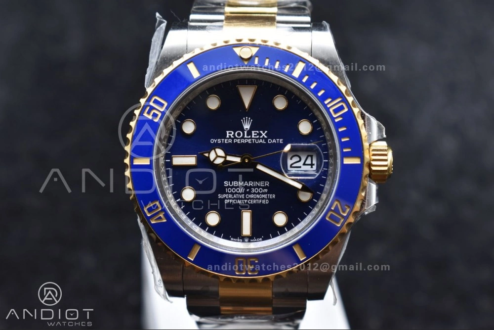 Submariner 41mm 126613 LB SS YG Blue Ceramic 904L Steel Clean 1:1 Best Edition VR3235 V2