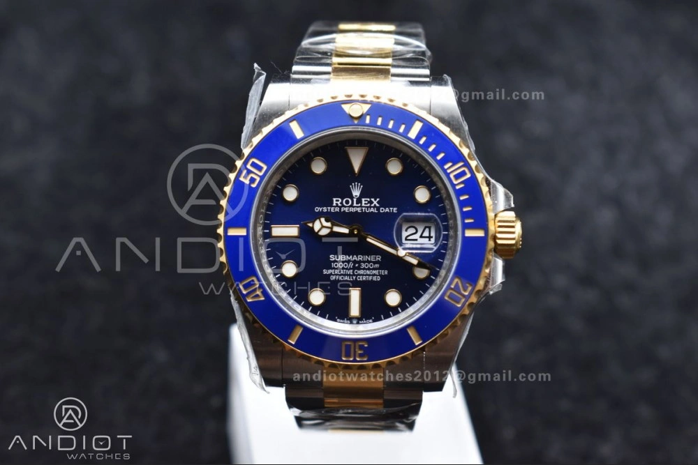 Submariner 41mm 126613 LB SS YG Blue Ceramic 904L Steel Clean 1:1 Best Edition VR3235 V2