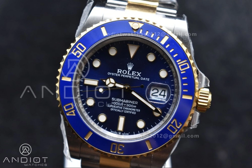 Submariner 41mm 126613 LB SS YG Blue Ceramic 904L Steel Clean 1:1 Best Edition VR3235 V2